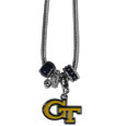 Georgia Tech Yellow Jackets Euro Bead Necklace